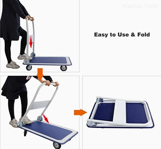 foldable hand trolley