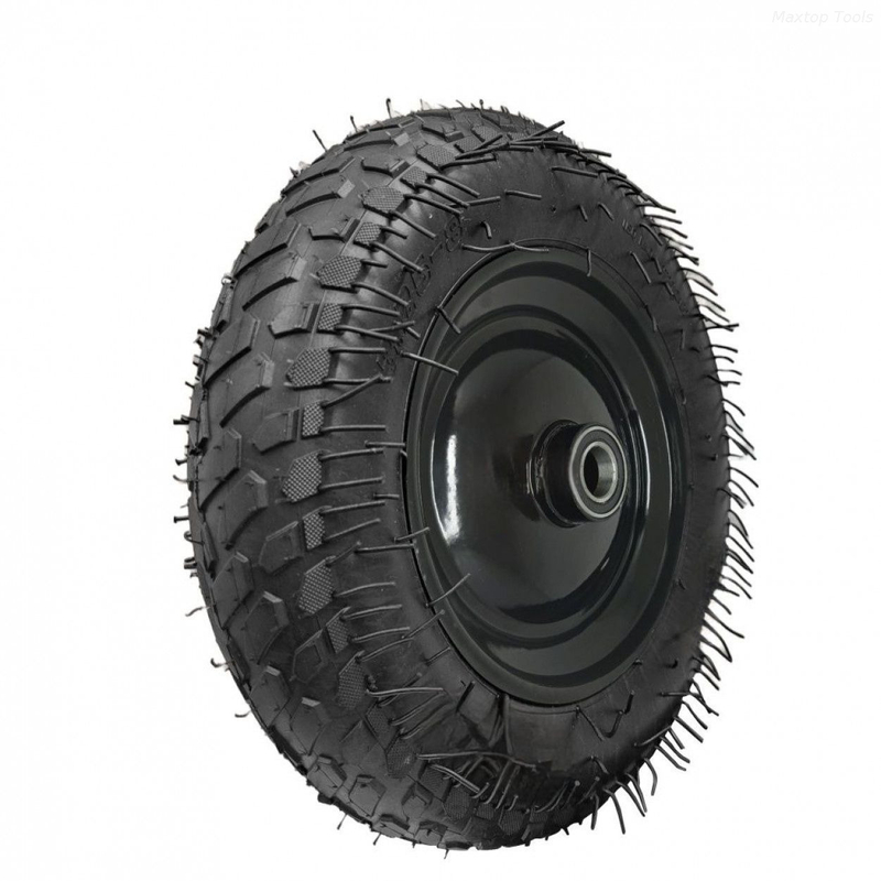 3.25-8 Ball Bearing Pneumatic Wheel Rubber Tire 25mm Bore Diameter for Wheelbarrow Hand truck