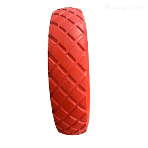 Maysun 4.80x4.00-8 PU Foam Flat Free Wheel for Wheel Barrows Trolleys Hand Trucks Material Handling Equipment Parts