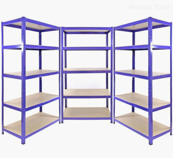 Supermarket Or Warehouse High Quality Heavy Display Adjustable Rivet Rack Steel Metal Shelves