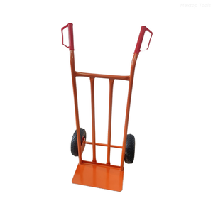 Maysun Factory Direct Metal Structure Hand Truck Hand Trolley With 3.00-4 2PR Pneumatic Rubber Wheels