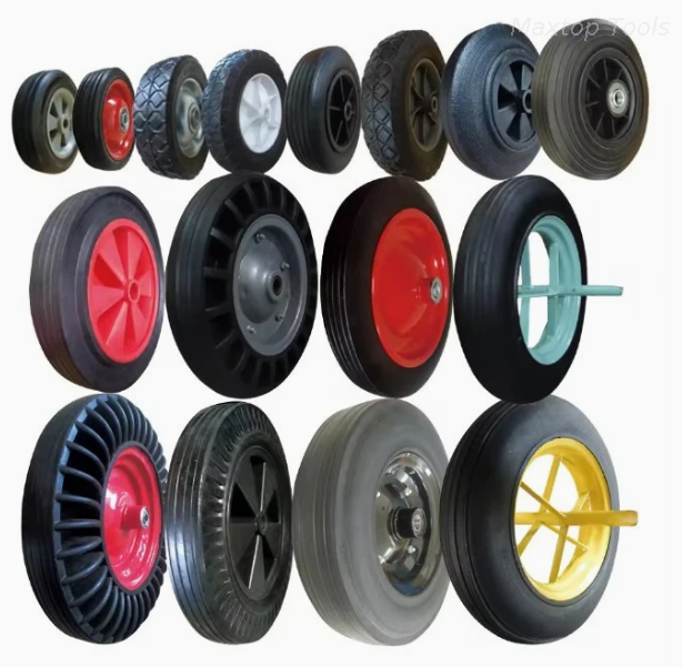 solid rubber wheels