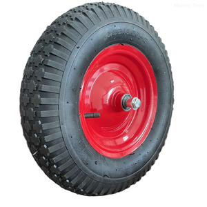 Maysun Factory Direct 4.8/4.00-8 2PR Air-Filled Pneumatic Tire Wheel Assembly Cross Tread Pattern Construction Agriculture Metal