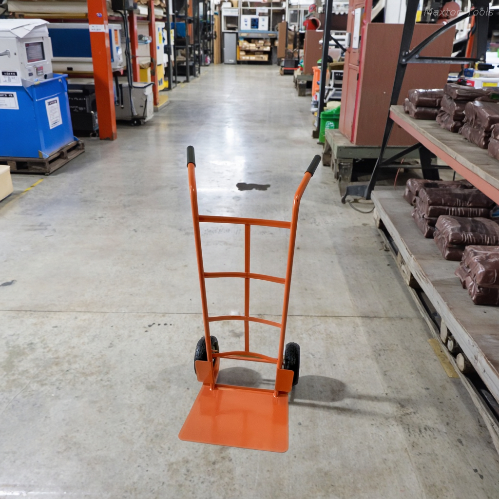 Maysun Direct Metal Structure Hand Truck Hand Trolley With 4.10/3.50-4 Pneumatic Rubber Wheels Material Handling Equipment