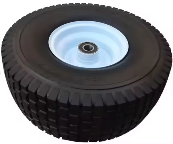 solid pu tyre for lawn momer wheel