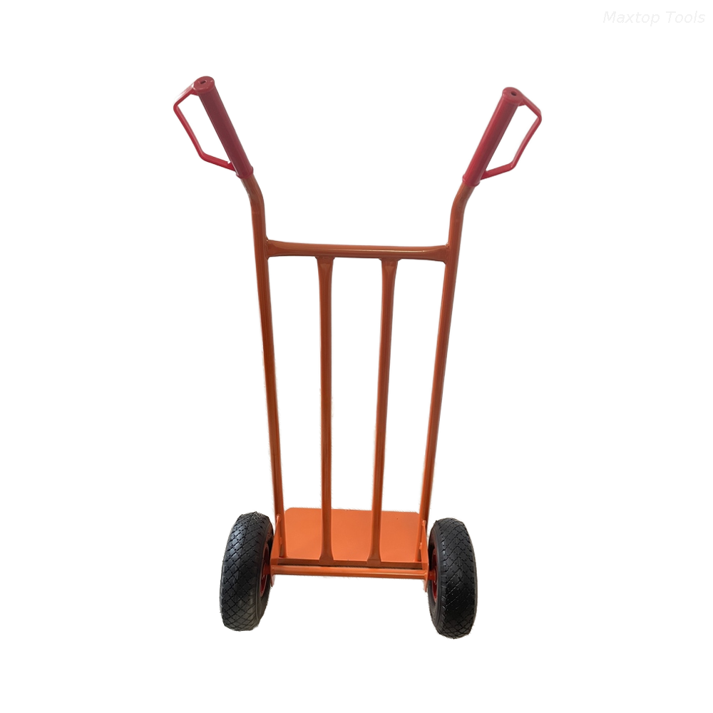 Maysun Factory Direct Metal Structure Hand Truck Hand Trolley With 3.00-4 2PR Pneumatic Rubber Wheels