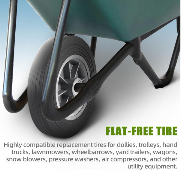 PU foam wheel - Application Desc. - wheelbarrow wheel