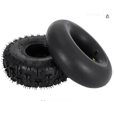 4.103.50-4 Tyre And Tube RUTU Sack Truck Wheels 260X85 Replacement Pneumatic Tyres for Garden Trolly Carts Wheelbarrow