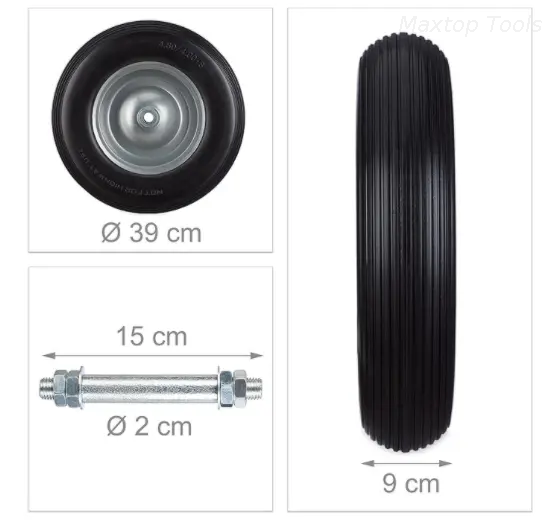 4.00-8 solid pu foam wheels