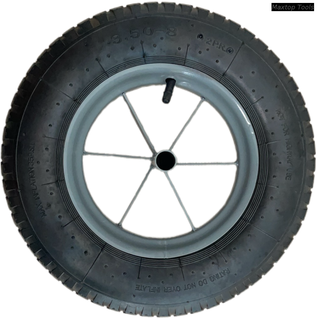3.50-8 Pneumatic Wheel 20x250mm for Wheelbarrow