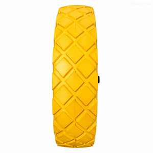 4.80/4.00-8 PU Foam Wheel ∅20x120mm Steel Rim for Wheelbarrow 