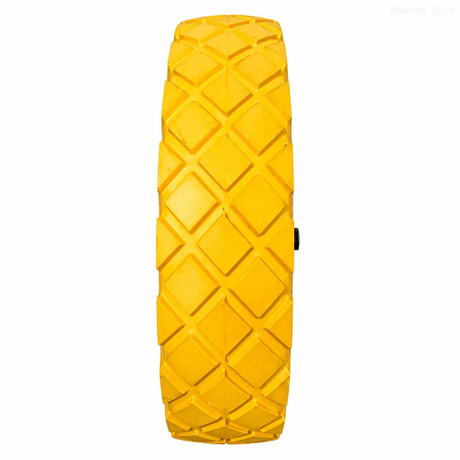 4.80/4.00-8 PU Foam Wheel ∅20x120mm Steel Rim for Wheelbarrow 