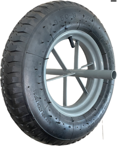 3.50-8 Pneumatic Wheel 20x250mm for Wheelbarrow