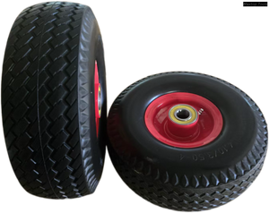 3.50-4 PU Foam Wheel Steel Rim for Wheelbarrow Hand truck 
