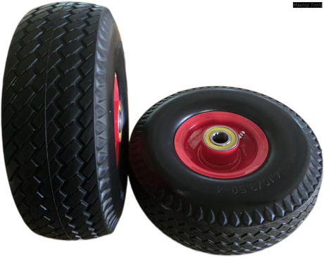 3.50-4 PU Foam Wheel Steel Rim for Wheelbarrow Hand truck 